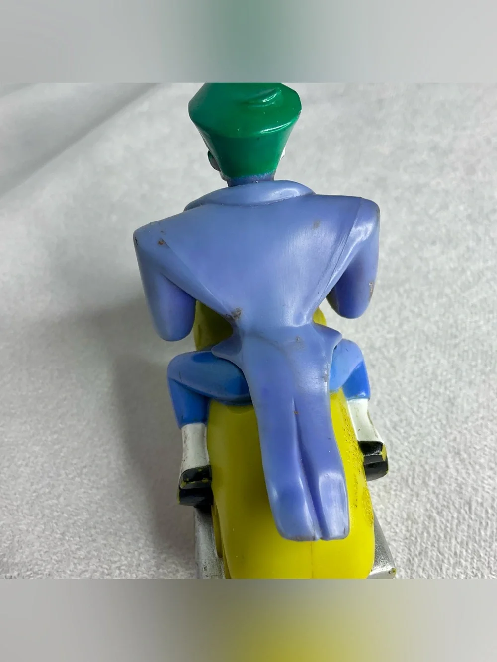 Vintage 2000 Burger King Kids Meal Toy Joker Batman Motorcycle Purple Green